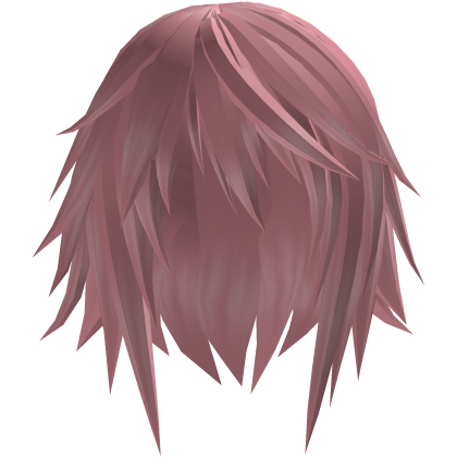 short straight emo hair (soft pink)