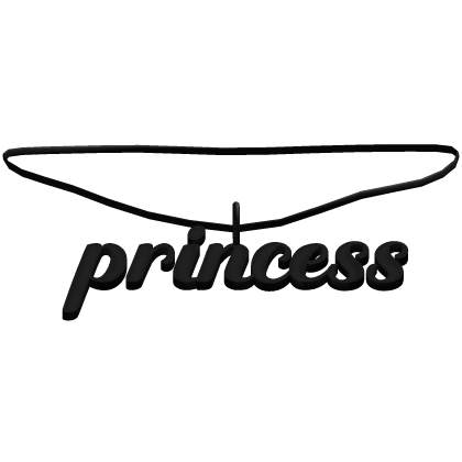 Princess Necklace in Black thumbnail