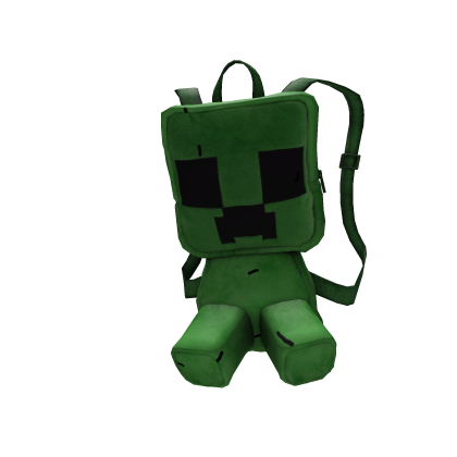 green creepy monster off-shoulder backpack [3.0] Roblox item