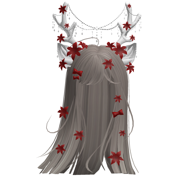 Ethereal Christmas Fairy Fawn Hair w/ Antlers