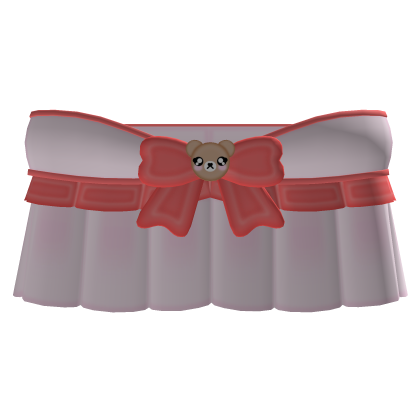 cute pink and red rilakkuma top Roblox item