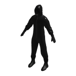Black Hazmat Combat Suit 🏴