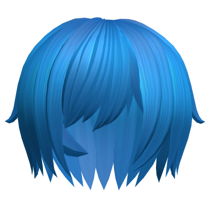 𐔌՞. .՞𐦯 cute blue anime hair with ear tufts V2