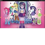 My little pony and my little pony Equestrian girls
