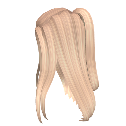 Aesthetic half up hair in blonde Roblox item