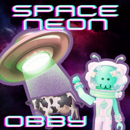 Space Neon Obby 🌈✨