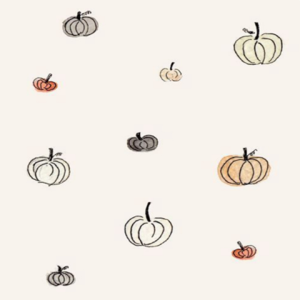 !!AUTUMN!! Pumpkin pattern with white background Roblox decal