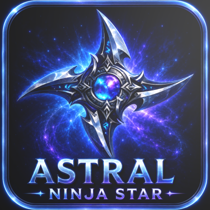 Astral Ninja Star Made by Zelgraz
