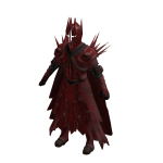 Spiked Crimson Medieval Armour