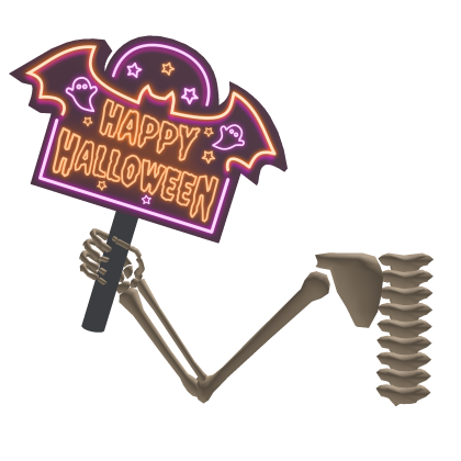 Happy Halloween Neon Sign Roblox item