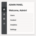 Liam’s admin panel system