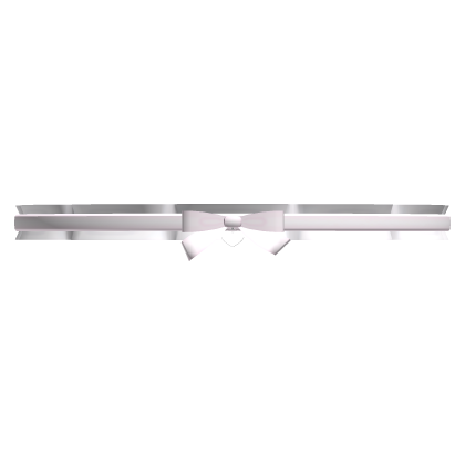 ♡ : 1.0 cutesy pink n white ruffle doll bow choker Roblox item