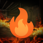 Burning basement