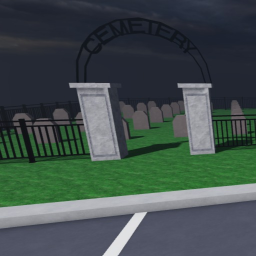 Deface a cemetery simulator!