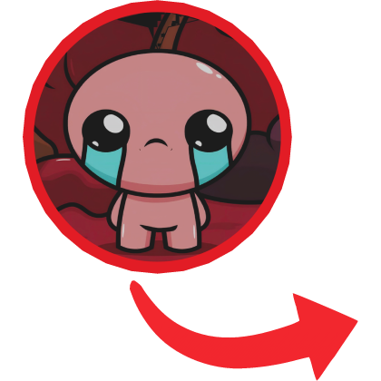 Binding of Isaac Red Circle