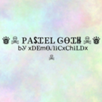 pastel goth Roblox decal