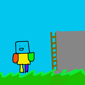 Climb a ladder to the end for Treasure!