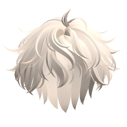 Yellow Fluffy Soft Anime Boy Hair Roblox item