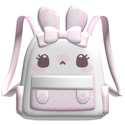 cutecore pastel pink bunny backpack