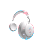 Trans Pride headphones