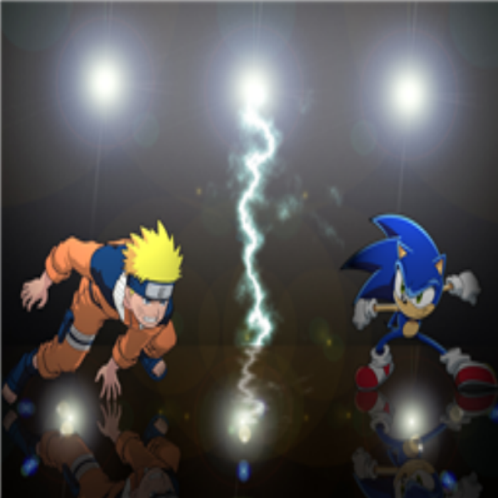 naruto vs sonic Roblox decal