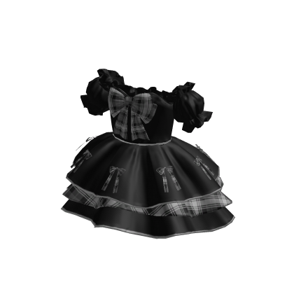 Ribbon Rendezvous Dress : Black