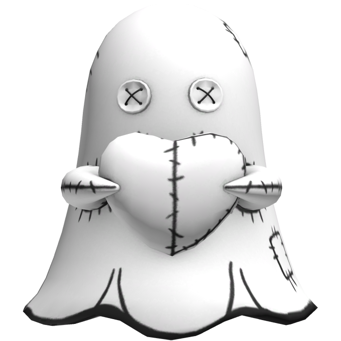 white halloween ghost