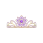 Purple Ice Queen Tiara