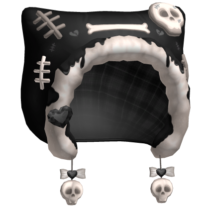Halloween Skull Hood