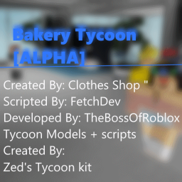 Bakery Tycoon [ALPHA]