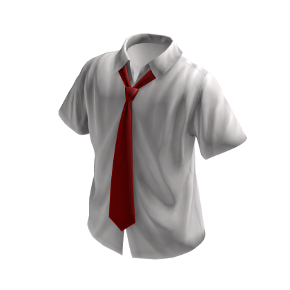 button up shirt with tie thumbnail