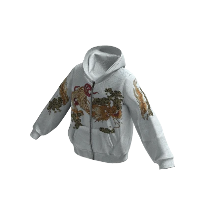 Dragon y2k hoodie white | Roblox Item - Rolimon's