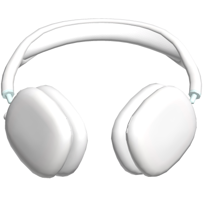 3.0 Neck Headphones White Basic Trendy Shiny Y2K