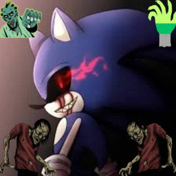 Survive the zombies and sonic.exe