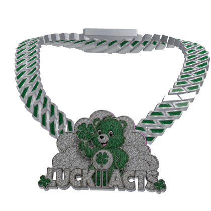 "LuckiiActs" Custom Diamond Chain Roblox item