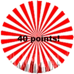 The Burning badge of 40 points! Roblox badge thumbnail