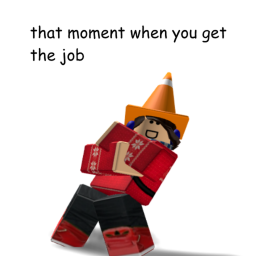 That moment when you get the job icon