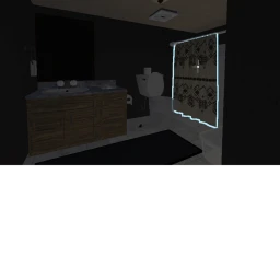 realistic bathroom hangout icon