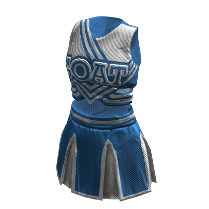 Cheerleader Uniform | Light Blue White thumbnail