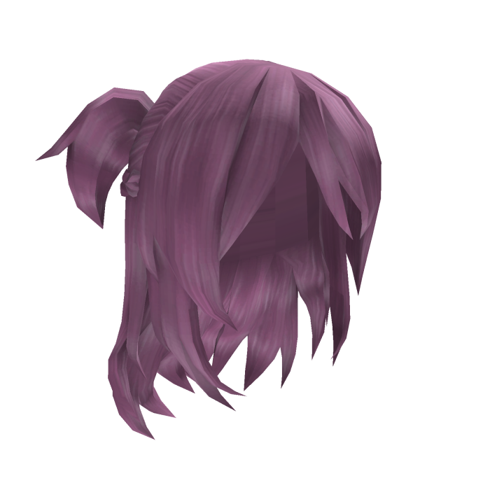 ♡ Messy Cute Pigtails Braid Hair - Soft Pink