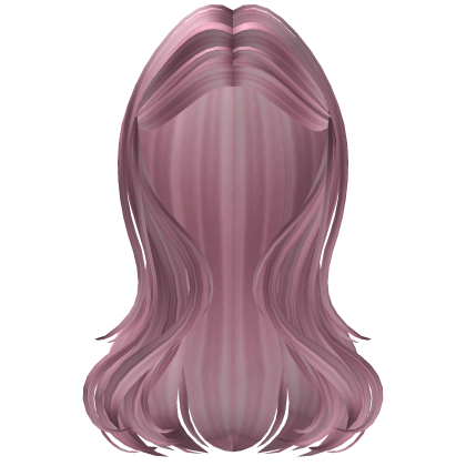 Long Natural Flowy Hair (Pink) Roblox item
