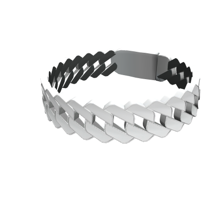 MB| Silver Cuban Choker thumbnail