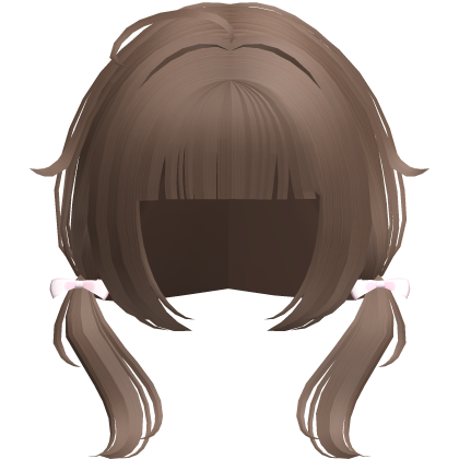 milktea thin low wispy baby pigtails