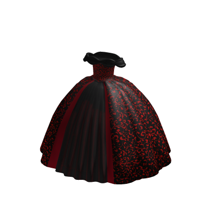 Red & Black Ball Gown thumbnail
