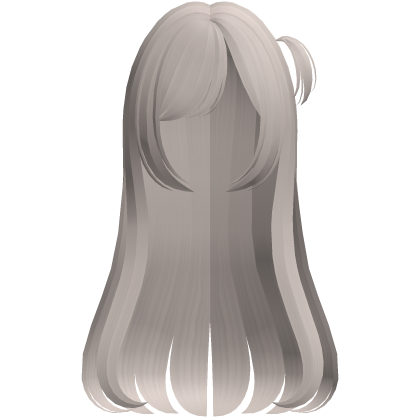 ୨୧﹕adorable long hair w/ ponytail in ash blonde Roblox item