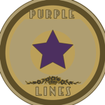 Purple star ocean lines