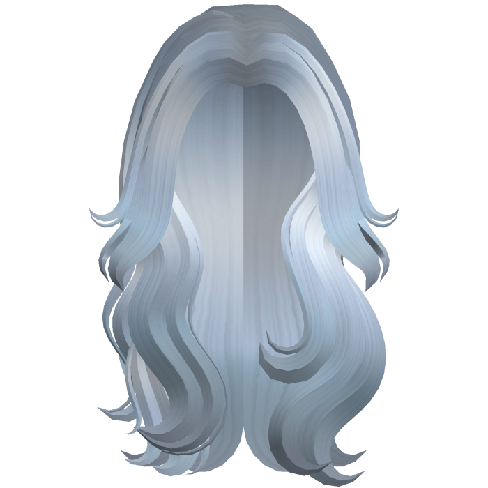 Long Flowy Wavy Hair (Sky Blue)