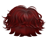 Red Messy Boy Hair