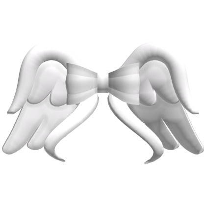 Angel wings | White Bow