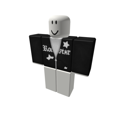 black rockstar star hoodie boys rogangster Roblox